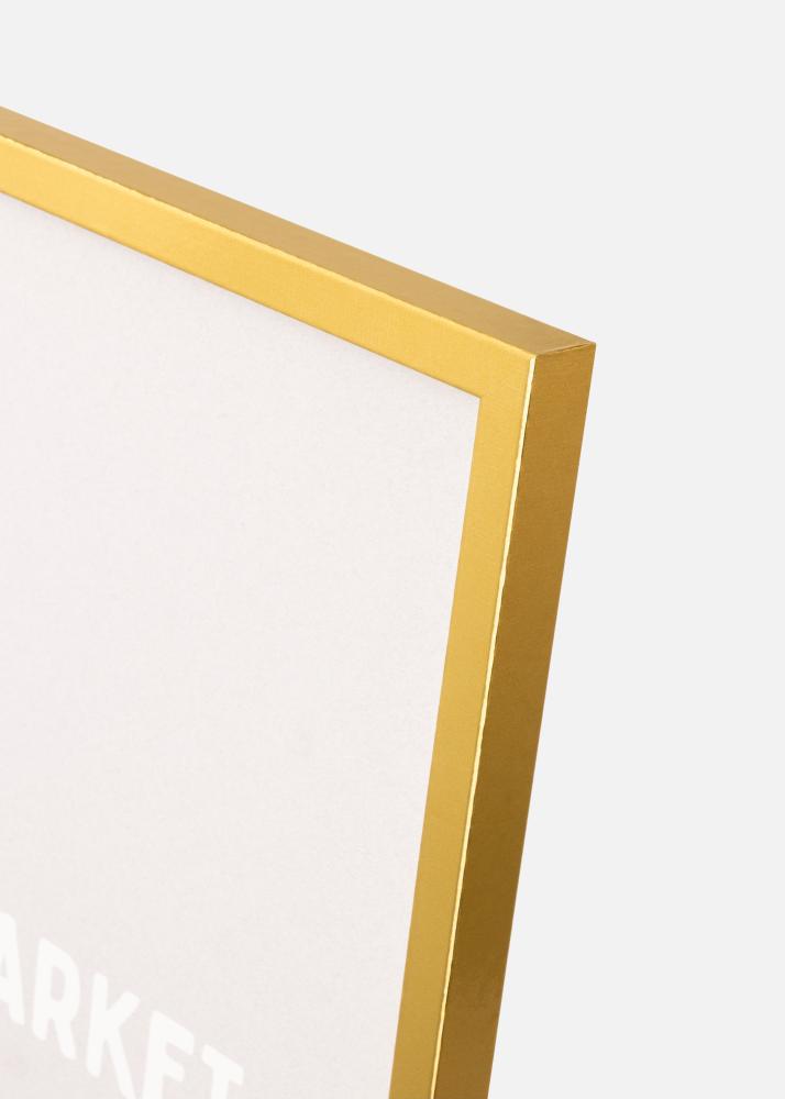 Bilderrahmen Gold Schmal 30 x 40 cm