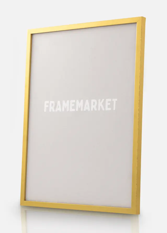 Bilderrahmen Gold Schmal 40 x 50 cm