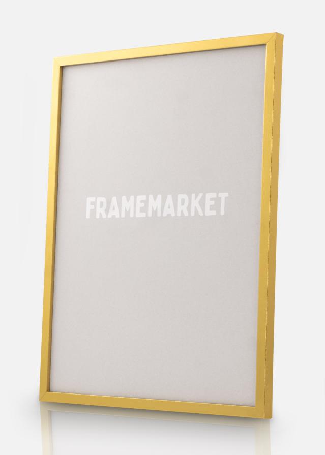 Bilderrahmen Gold Schmal 30 x 40 cm